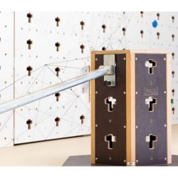 SUPPORT ARTICULÉ BARRE/POUTRE BOXES PARKOUR/MURS MULTI-FONCTIONNELS
