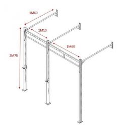 CAGE MURALE DE CROSSFIT / CROSSTRAINING - DIMASPORT