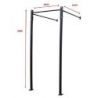 SINGLE WALL MOUNT CROSS TRAINING / CROSSFIT RACK - DIMASPORT