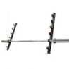WALL MOUNTED BAR HOLDER TO STORE 6 OLYMPIC BARBELLS - DIMASPORT