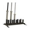 BARBELL HOLDER VERTICAL STORAGE RACK - 10 OLYMPIQUE BARS - DIMASPORT