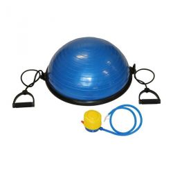 BOSU, BALLON D'ÉQUILIBRE AVEC POMPE ET POIGNÉES - 58 CM - DIMASPORT