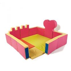 PARC AMOVIBLE POUR ENFANT EN MOUSSE 168X168X80CM | DIMAKID