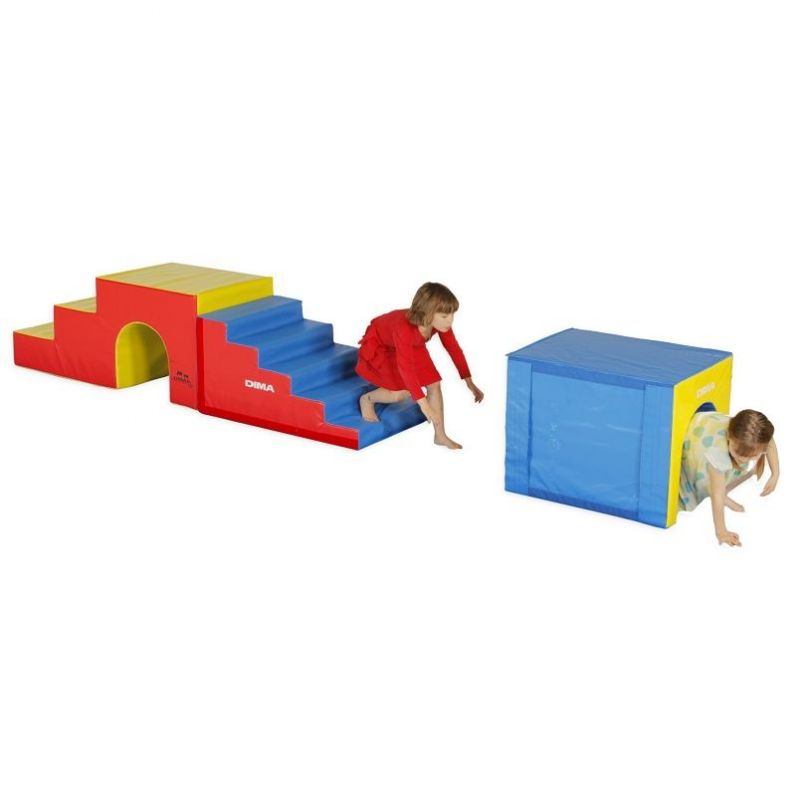 PARCOURS DE MOTRICITÉ MOUSSE POUR ENFANT 3/6 ANS ESCATUNNEL - DIMAKID PARCOURS DE MOTRICITÉ MOUSSE POUR ENFANT 3/6 ANS ESCATUNNEL - DIMAKID