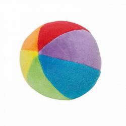 Balles velours arc en ciel - lot de 6