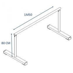 BARRIERE OBSTACLE PARKOUR 80CM | DIMASPORT