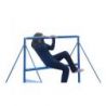 DOUBLE BARRES FENÊTRE PARKOUR AVEC TIRANTS - 1M25 | DIMASPORT