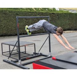 DOUBLE BARRE ET BLOC PARKOUR