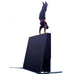 Mur transportable pour le parkour